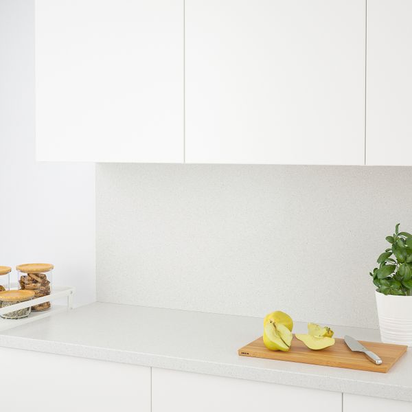 Настенная панель под заказ, светло-серый под минерал/акрил 1 м²x1.2 см IKEA KLINGSTA КЛИНГСТА 204.544.34 - схема-чертеж с размерами