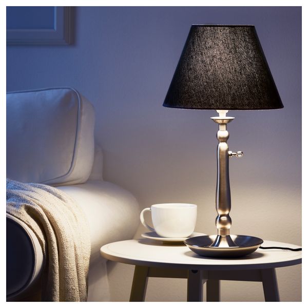 Абажур ОЛЬСТА, синий - схема-чертеж с размерами