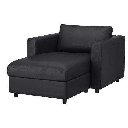 Козетка, Гранн/Бумстад черный IKEA VIMLE ВИМЛЕ 793.067.95