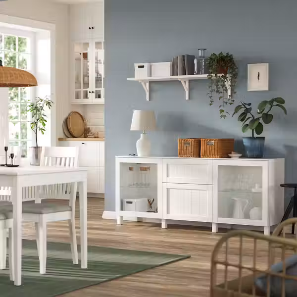 BESTÅ Комбинация для хранения с ящиками - схема-чертеж с размерами