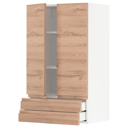 Навесной шкаф, 2 дверцы, 2 ящика IKEA METOD МЕТОД, MAXIMERA МАКСИМЕРА 294.700.76