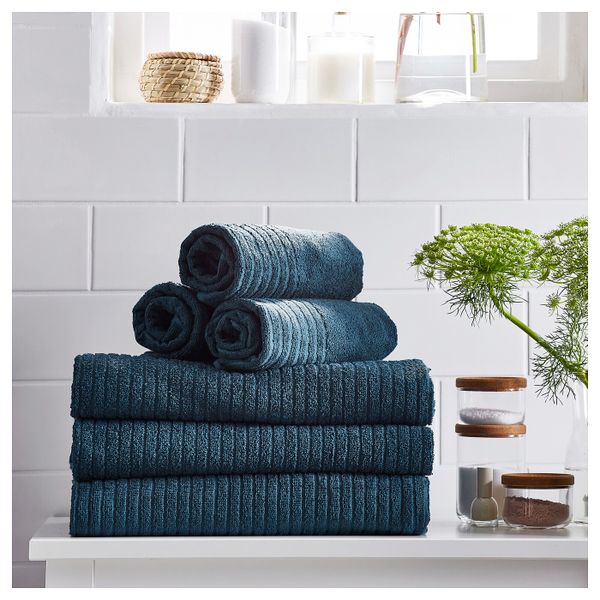 Банное полотенце, темно-синий 70x140 см IKEA VÅGSJÖN ВОГШЁН 903.536.05 - фото 5