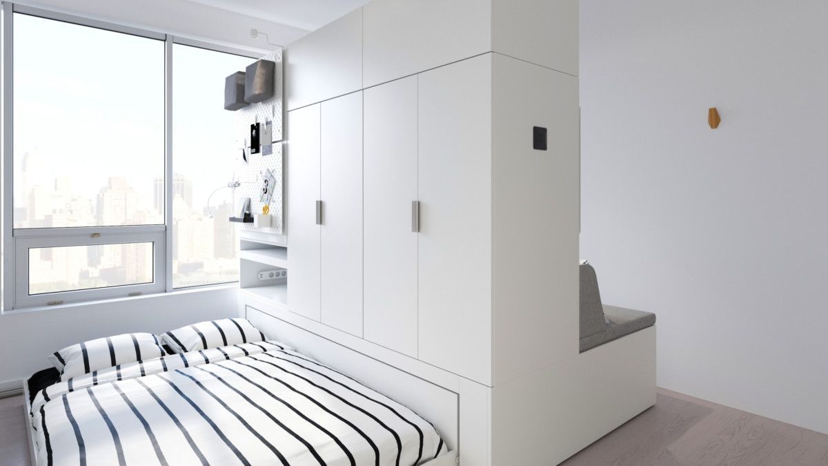 Роботизированная мебель IKEA для очень маленьких квартир