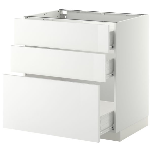 IKEA, вид спереди - схема-чертеж с размерами