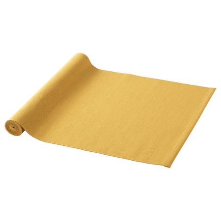 Дорожка настольная, темно-желтый 35x130 см IKEA UTBYTT УТБЮТТ 104.796.80