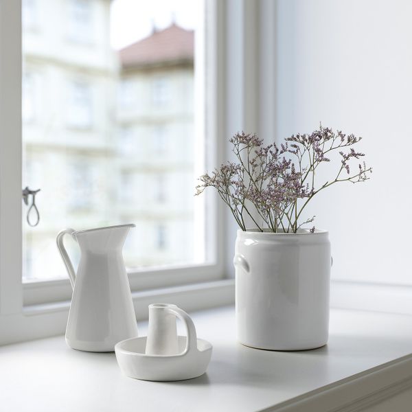 Ваза, белый с оттенком 16 см IKEA FALLENHET ФАЛЛЕНХЕТ 304.976.78 - фото 2