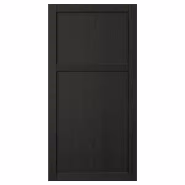 LERHYTTAN Дверь - черная морилка 60x120 см - фото 1