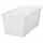 SOCKERBIT Контейнер с крышкой - белый 38x76x30 см