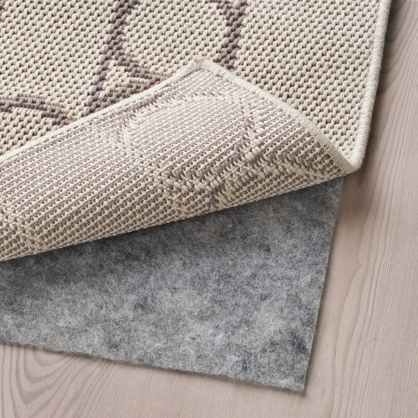 Ковер безворсовый, бежевый 160x230 см IKEA RINDSHOLM РИНДСХОЛЬМ 704.480.49 - фото 6