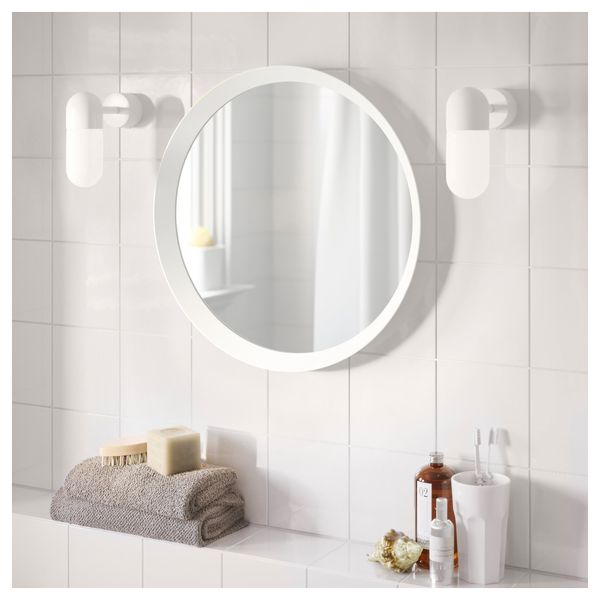 Зеркало ЛАНГЕСУНД, белый (50 см) - фото 2