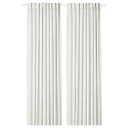 Гардины, 2 шт., белый, 145x300 см IKEA HILJA ХИЛЬЯ 404.308.14