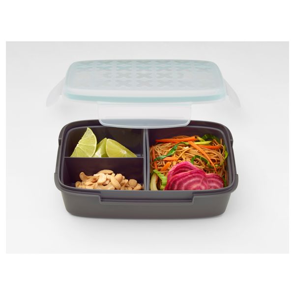 Контейнер для завтрака ФЕСТМОЛТИД, серый (22x14x7 см) - фото 3