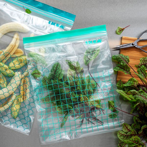 Пакет закрывающийся, бирюзовый/светлая бирюза IKEA ISTAD ИСТАД 903.749.57 - фото 2