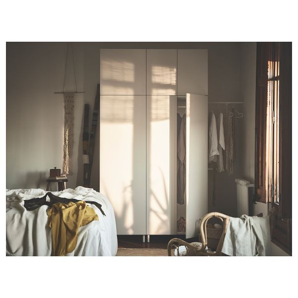 Гардероб, белый/Фоннес белый 175-200x57x251 см IKEA OPPHUS ОПХУС 592.401.64 - фото 2