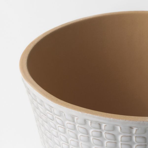 Кашпо, белый 19 см IKEA CHIAFRÖN ЧИАФРЁН 604.419.20 - фото 5