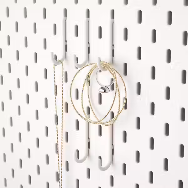 SKÅDIS Крючок - белый - схема-чертеж с размерами