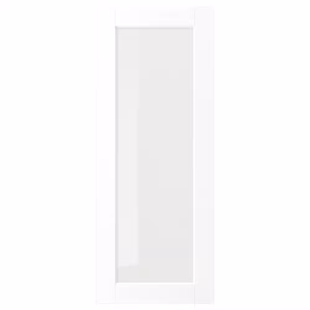 ENKÖPING Стеклянная дверь - белый под дерево 40x100 см - фото 1