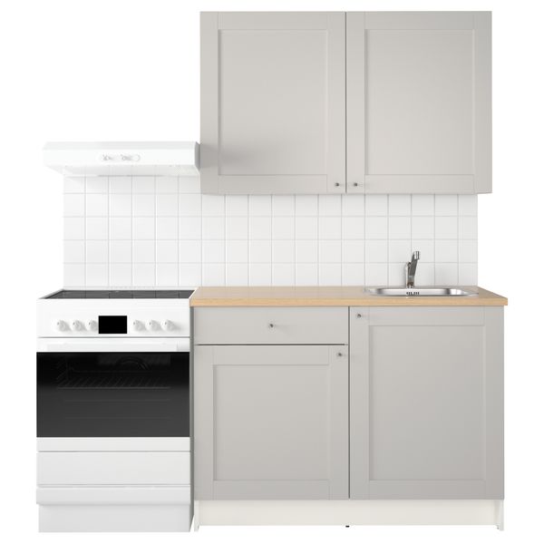 Кухня, 120x61x220 см, серый IKEA KNOXHULT КНОКСХУЛЬТ 993.933.34 - фото 3