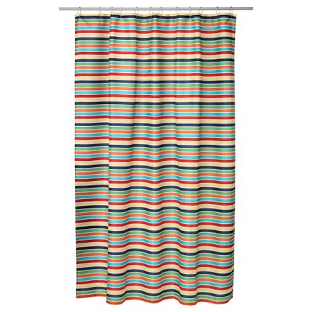 Штора для ванной БОКВИК, разноцветный (180x200 см)
