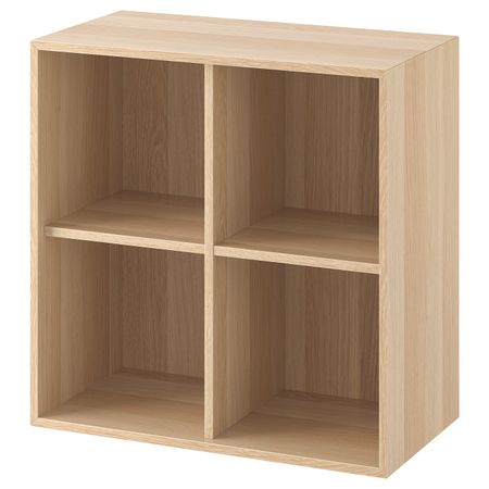Шкаф с 4 отделениями, под беленый дуб 70x35x70 см IKEA EKET ЭКЕТ 904.288.56