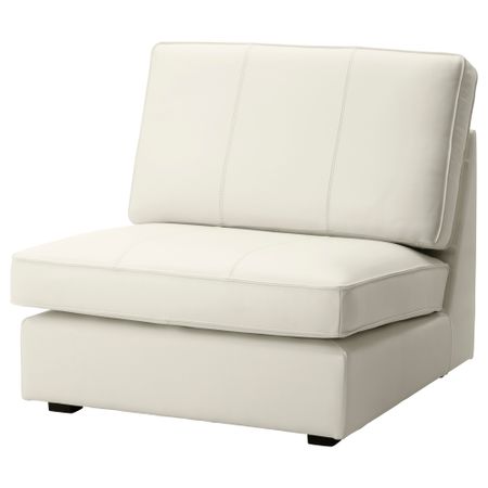 Одноместная секция КИВИК, Гранн, Бумстад белый