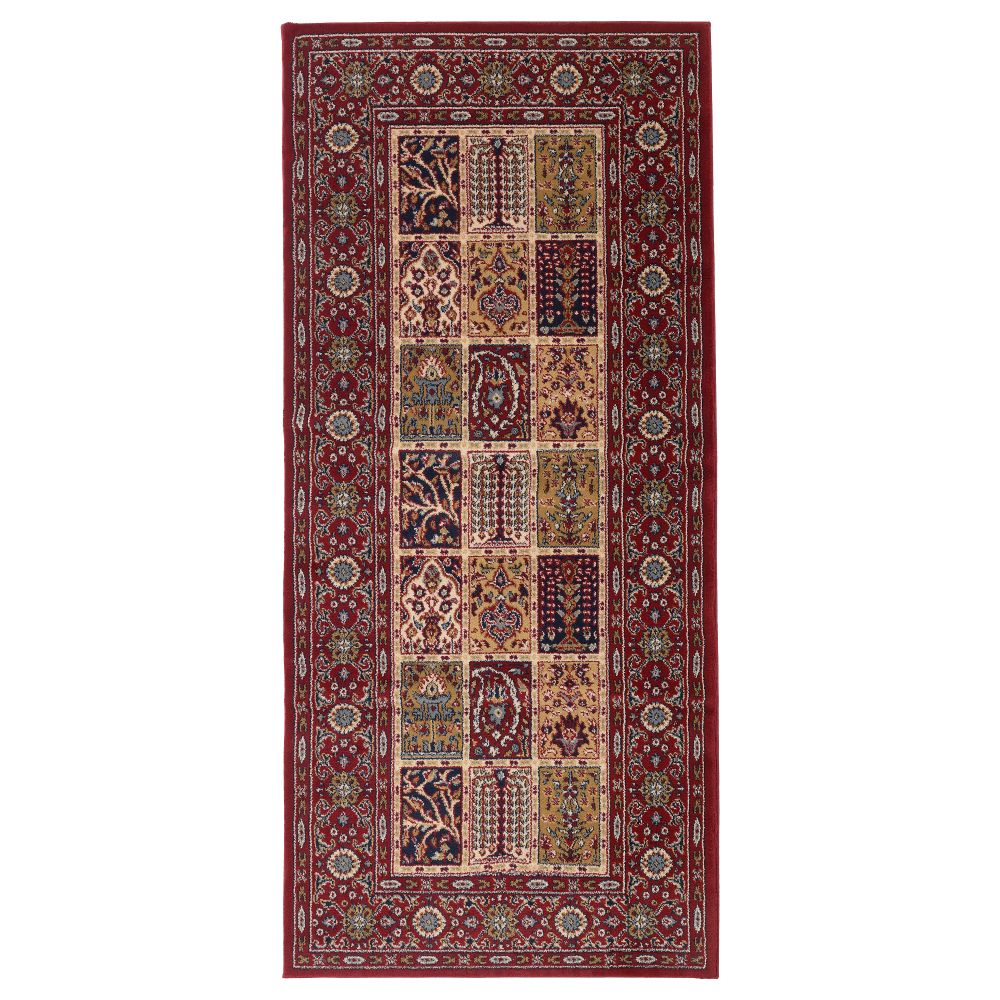 Ковер, короткий ворс ВАЛЬБИ РУТА, разноцветный (80x180 см) - фото 1