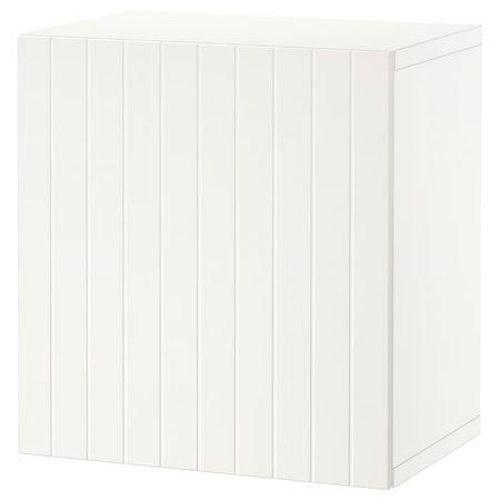 BESTÅ Стеллаж с дверью - белый/Sutterviken белый 60x42x64 см