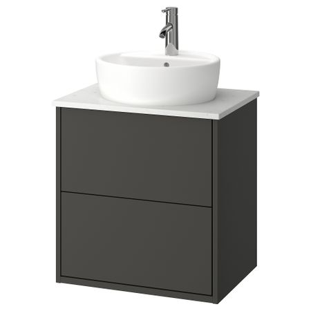 Шкаф с ящиками, раковина, смеситель IKEA HAVBÄCK, TÖRNVIKEN ТОРНВИКЕН 495.210.46