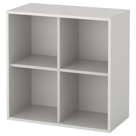 Навесной модуль с 4 отделениями, светло-серый 70x35x70 см IKEA EKET ЭКЕТ 592.858.45