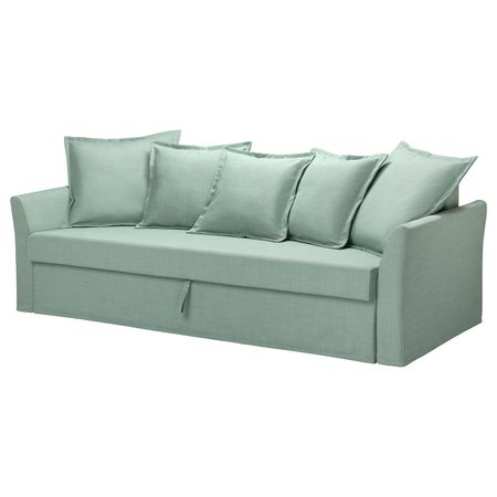 3-местный диван-кровать, Нордвалла светло-зеленый IKEA HOLMSUND ХОЛЬМСУНД 904.893.69