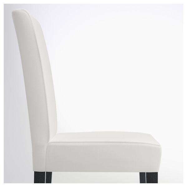 Стул, темно-коричневый, Грэсбу белый IKEA ХЕНРИКСДАЛЬ 392.271.87 - фото 6