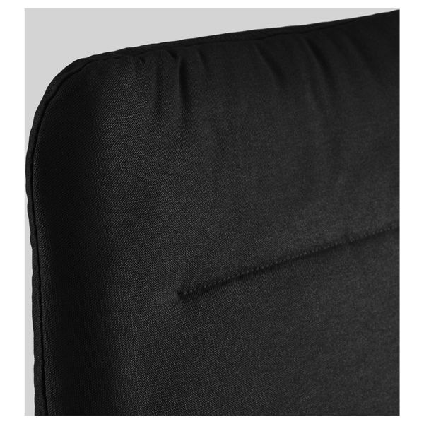 Кресло c высокой спинкой НОЛЬБИН, черный, черный - фото 3