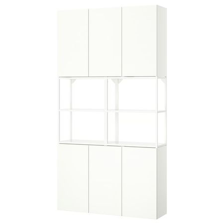 ENHET Комбинация д/хранения - белый 120x32x225 см