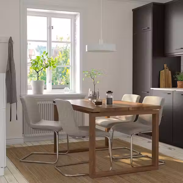 LUSTEBO ЛУСТЕБО Стул - Viarp бежевый/коричневый - фото 2