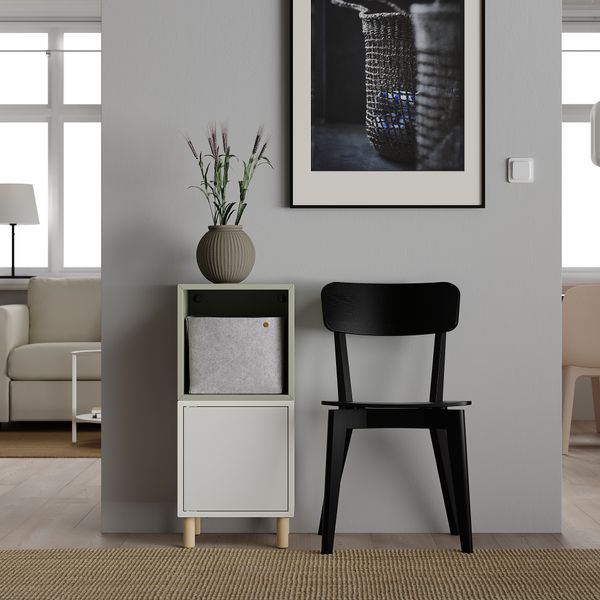 Комбинация шкафов с ножками, 35x35x80 см, светло-зеленый-белый IKEA EKET ЭКЕТ 094.301.66 - фото 4