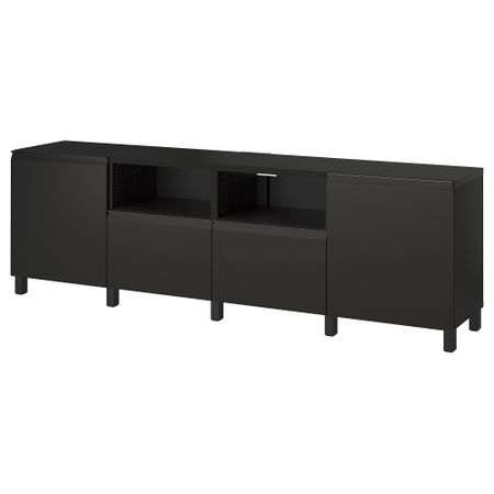Тумба под ТВ, с дверцами и ящиками IKEA BESTÅ БЕСТО 095.689.41