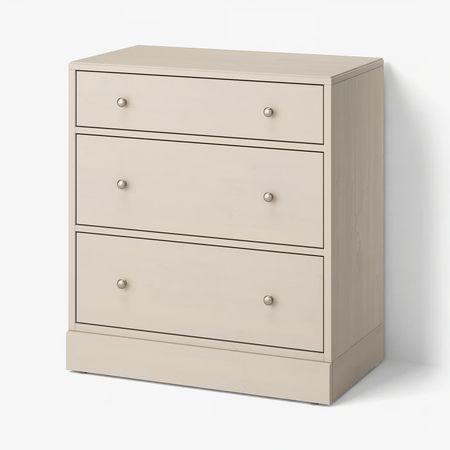 HAVSTA Комод с 3 ящиками - серо-бежевый 81x47x89 см