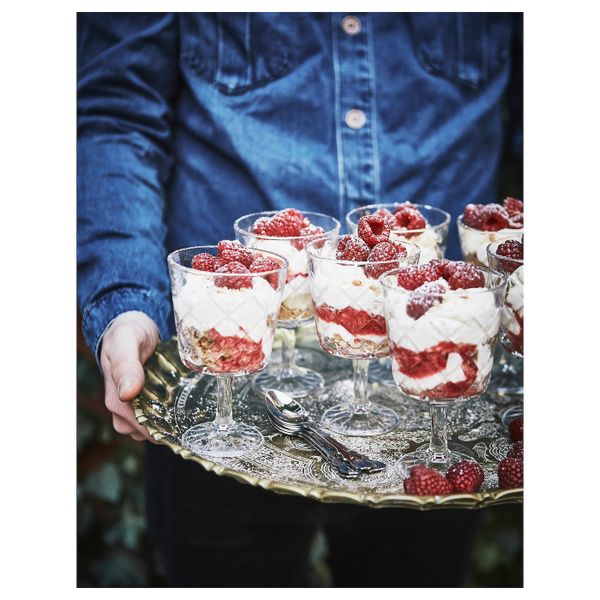 Бокал, прозрачное стекло/с рисунком 23 сл IKEA FLIMRA ФЛИМРА 503.723.28 - фото 9