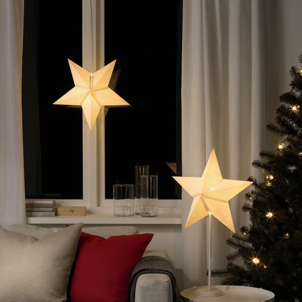 Абажур, точечный белый, 48 см IKEA СТРОЛА 504.442.69 - схема-чертеж с размерами