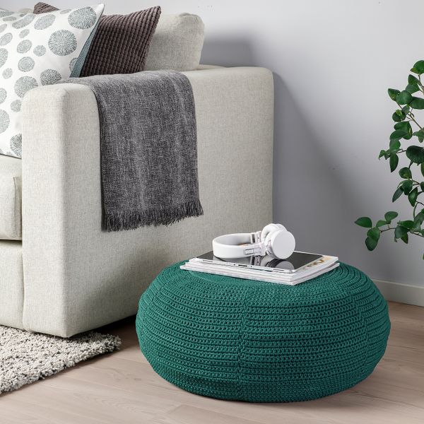 Пуф для дома/сада, темно-зеленый 58 см IKEA OTTERÖN ОТТЕРЁН / INNERSKÄR ИННЕРСКЭР 393.048.59 - фото 5