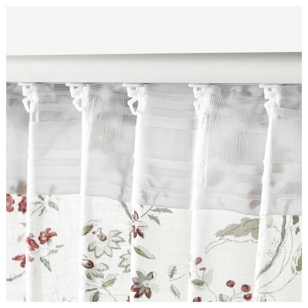 Гардины с прихватом, 1 пара ИНГМАРИ, разноцветный (145x300 см) - схема-чертеж с размерами