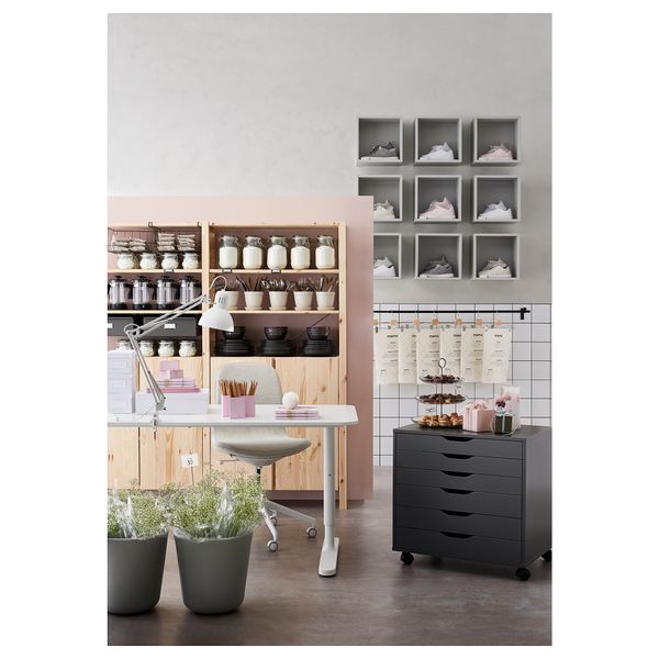 2 секции, полки/шкаф ИВАР, сосна (174x30x179 см) - схема-чертеж с размерами