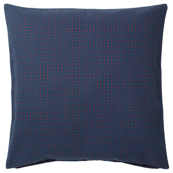 Чехол на подушку ЮППЕРЛИГ, темно-синий, точечный (50x50 см) - фото 1