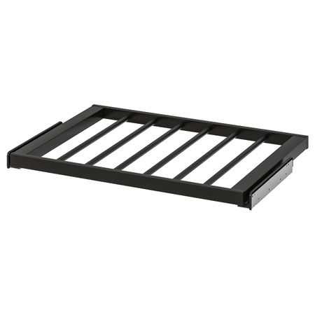 Выдвижная вешалка для брюк, черно-коричневый 75x58 см IKEA KOMPLEMENT КОМПЛИМЕНТ 004.465.29