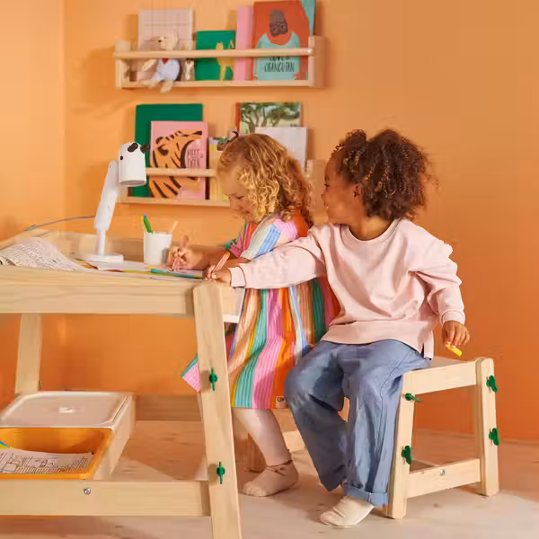 FLISAT Детский письменный стол - регулируемая высота/зеленый - фото 5