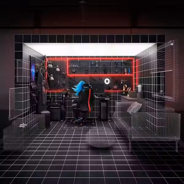 MATCHSPEL МАТЧСПЕЛ Стул для геймеров - Bomstad чёрный - фото 6