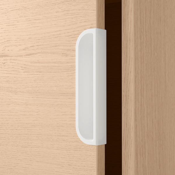 Шкаф с раздвижными дверцами, 160x120 см, дубовый шпон, беленый IKEA GALANT ГАЛАНТ 803.651.33 - фото 8