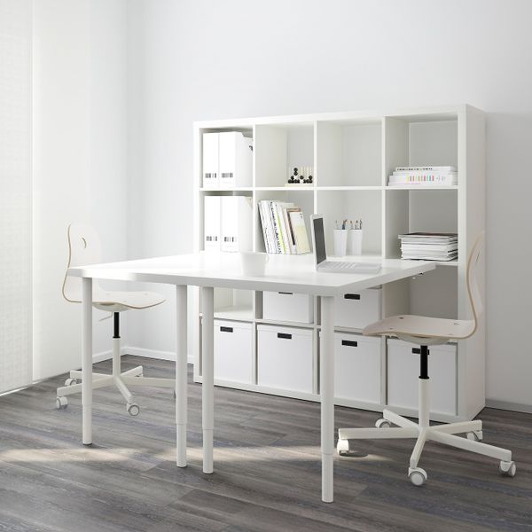 Стол, комбинация, белый 147x147x159 см IKEA KALLAX КАЛЛАКС 992.281.17 - фото 2