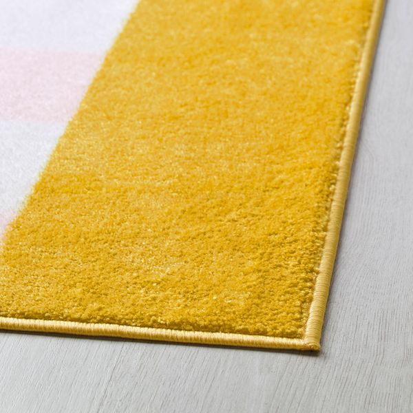 Ковер, длинный ворс, розовый 133x140 см IKEA СТИЛЛСАМТ 303.586.82 - фото 3