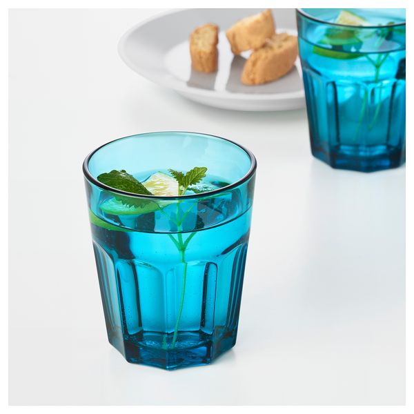 Стакан ПОКАЛ, бирюзовый (27 сл) - схема-чертеж с размерами